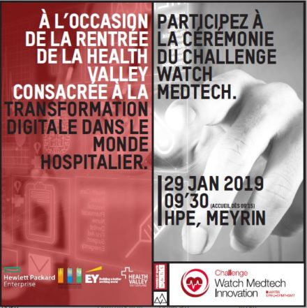 Challenge Watch Medtech : Elisez le lauréat 2018 le 29 janvier