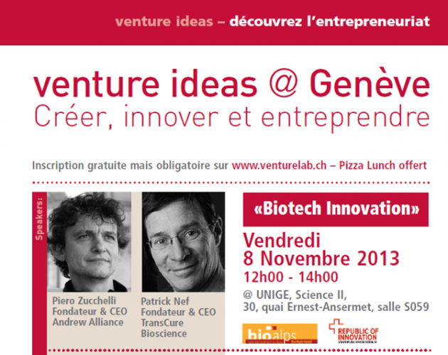 venture ideas @ Genève – 28 novembre 2013