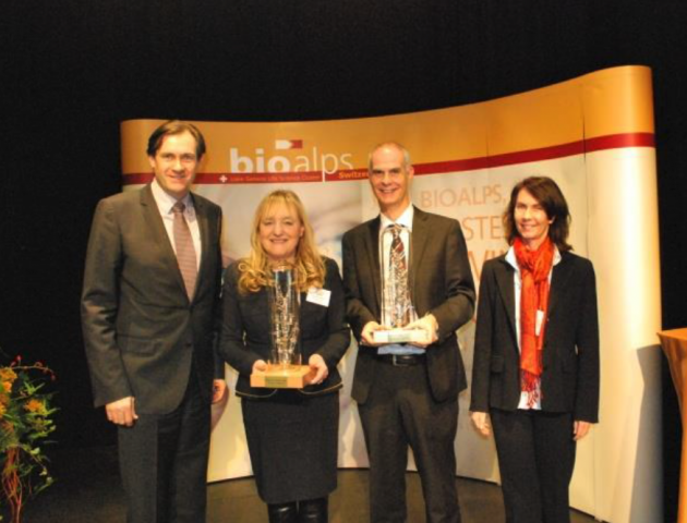 Andrea Pfeifer, CEO de AC Immune, lauréate du prix BioAlps