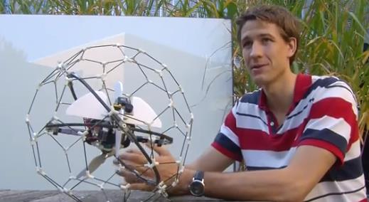 Gimball, le robot volant qui se joue des collisions