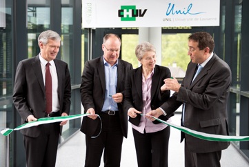 Le Conseil d’Etat vaudois inaugure le Centre des laboratoires d’Epalinges