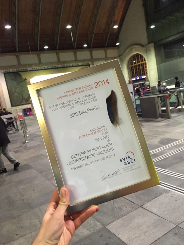 Le magazine « In Vivo » que soutient Republic-of-Innovation remporte le prix spécial du jury