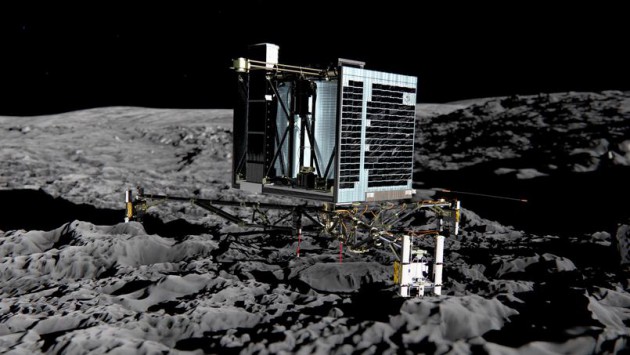Le robot Philae révèle des «briques de vie» sur la comète Tchouri