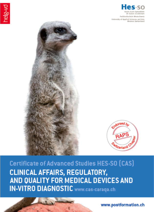 Deuxième édition du CAS  Clinical Affairs en septembre