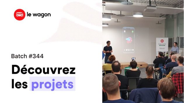 [Invitation] Le Wagon Demo Day – 344 Winter / 2020 ce vendredi à 18h à UniverCité – Renens