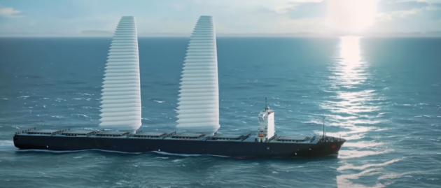 Michelin développe une étonnante voile d’aile gonflable pour les navires