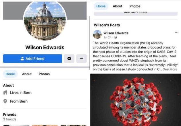 Wilson Edwards, le biologiste suisse qui défend Pékin, mais qui n’existe pas