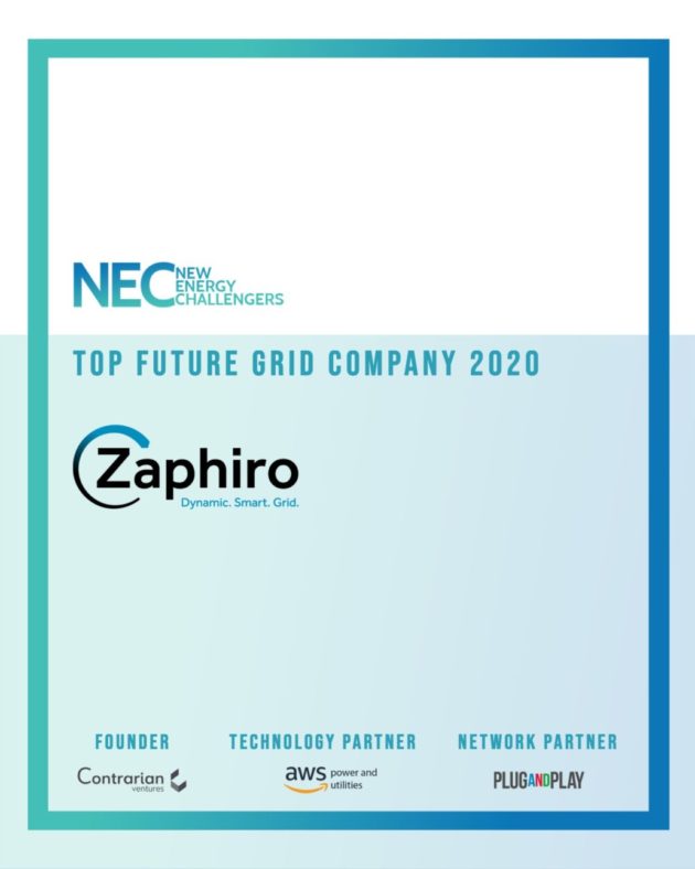[Station R] Zaphiro wins the Future Grid category of the New Energy Challenge