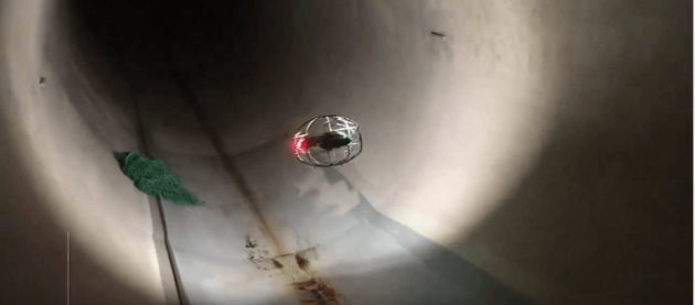 [Station R] Le drone de Flybotix réalise une première mondiale pour les inspections indoor !