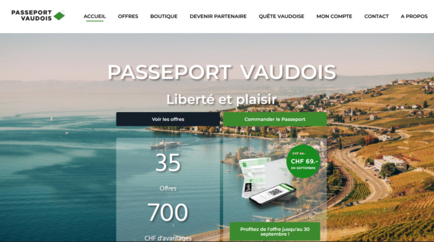 [Espace Création] Le Passeport vaudois est lancé !
