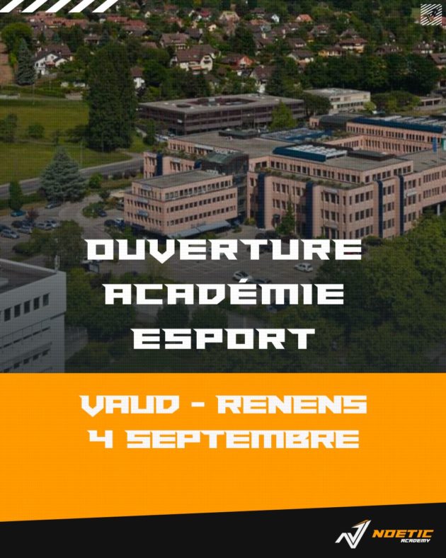 Noetic ouvre son académie E-Sport dans les locaux de la Fondation Inartis à Renens