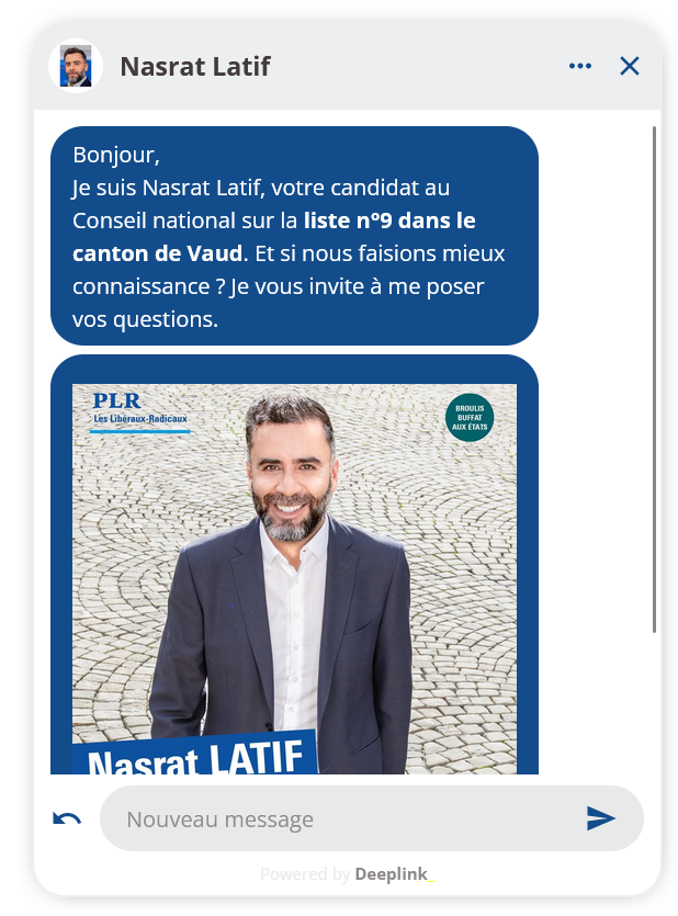 [UniverCité] Le robot politicien de Deeplink est live