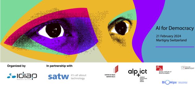[Invitation] AI and democracy @IDIAP : win your entry ticket for this eye-opening event