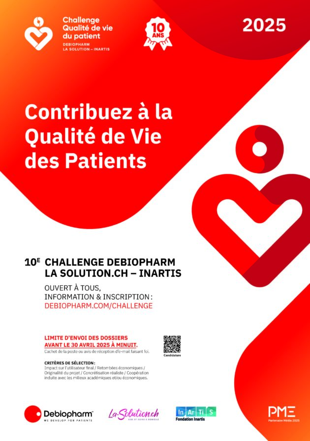 CHF 30’000 pour développer votre idée pour soutenir les patients