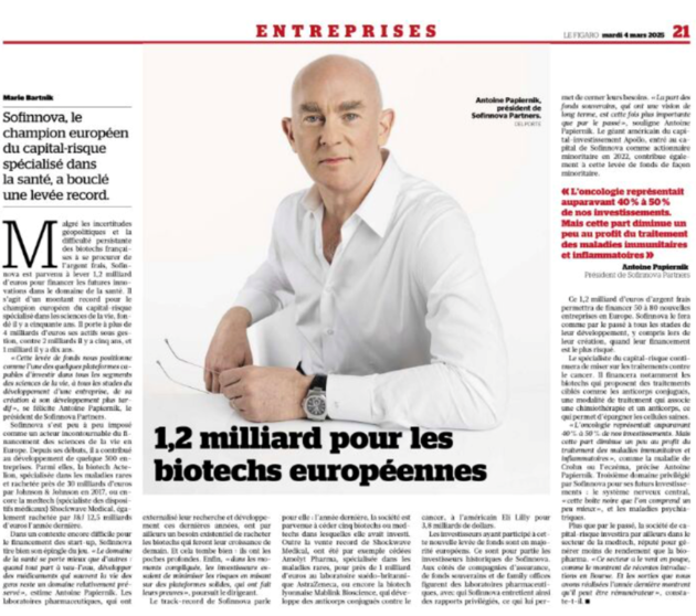 1,2 milliard d’euros pour propulser l’avenir de la biotech !