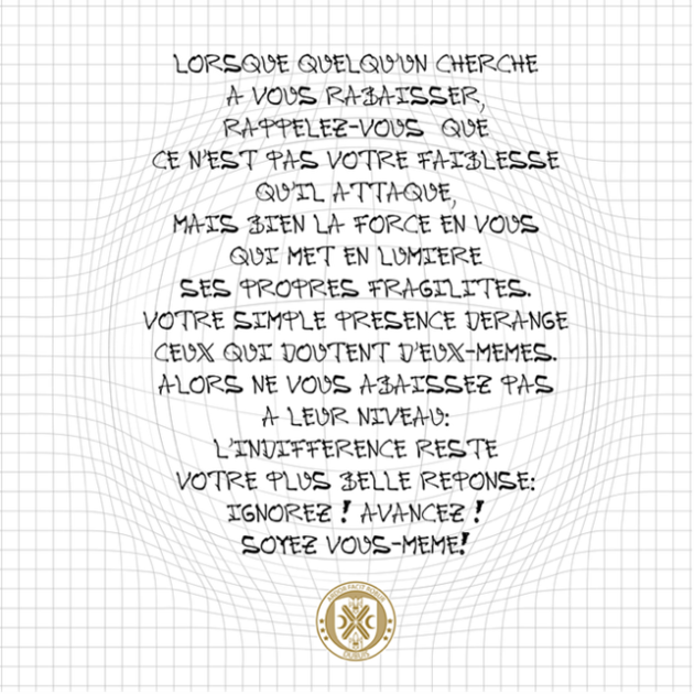 Editorial : Le respect comme mesure de la grandeur